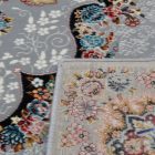 Dywan Perski szary TABRIZ 160x230 ekskluzywny dywan do salonu z akrylu