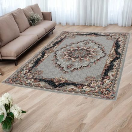 Dywan Perski szary TABRIZ 200x300 ekskluzywny dywan do salonu z akrylu