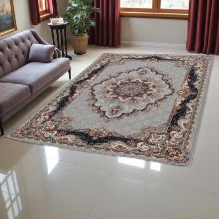 Dywan Perski szary TABRIZ 200x300 ekskluzywny dywan do salonu z akrylu