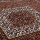 Dywan Perski bordowy BIDJAR 200x300 luksusowy dywan do salonu