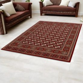 Dywan akrylowy ze wzorem Bokhara - bordowy 160x230