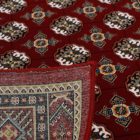 Dywan akrylowy ze wzorem Bokhara - bordowy 80x120