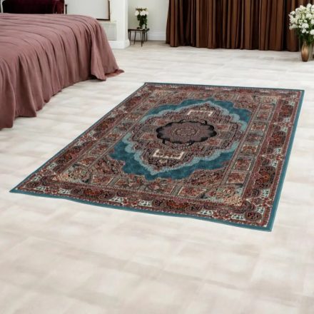 Dywan Perski niebieski TABRIZ 140x200 elegancki dywan akrylowy