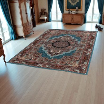 Dywan Perski niebieski TABRIZ 140x200 elegancki dywan akrylowy