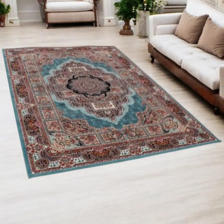 Dywan Perski niebieski TABRIZ 160x230 ekskluzywny dywan do salonu z akrylu