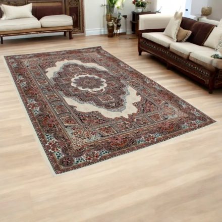 Dywan Perski beżowy TABRIZ 160x230 wysokiej jakości dywan do salonu z akrylu
