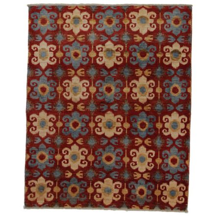 Kolorowy dywan wełniany Aikat 166x221 ręcznie wiązany dywan wełniany