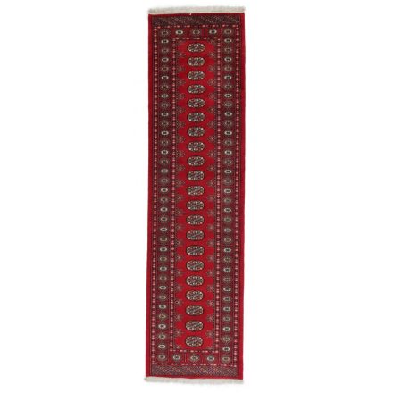 Chodniki dywanowe różowy bokhara 292x78 ręcznie wiązany pakistański dywan do przedpokoju