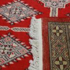 Dywan Pakistan bordowy Bokhara 259x156 ręcznie wiązany dywan orientalny