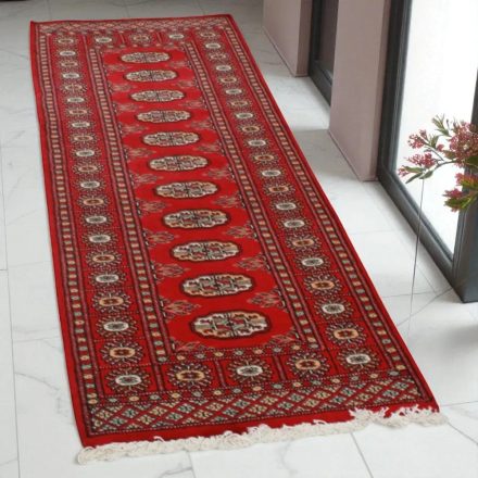 Dywan chodnik Bukhara 66x181 ręcznie wiązany pakistański dywan do przedpokoju