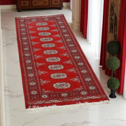 Dywan chodnik Bukhara 63x181 ręcznie wiązany pakistański dywan do przedpokoju