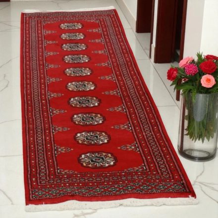 Dywan chodnik Bukhara 61x181 ręcznie wiązany pakistański dywan do przedpokoju