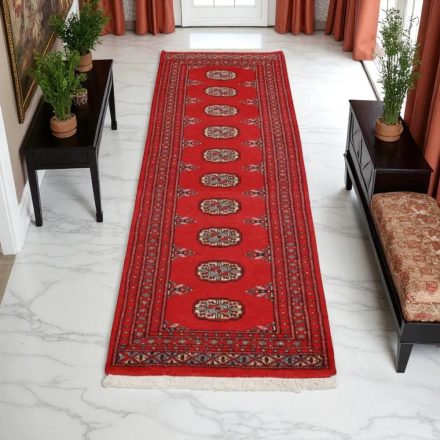 Dywan chodnik Bukhara 60x196 ręcznie wiązany pakistański dywan do przedpokoju