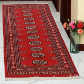 Dywan chodnik Bukhara 65x171 ręcznie wiązany pakistański dywan do przedpokoju