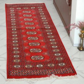 Dywan chodnik Bukhara 65x186 ręcznie wiązany pakistański dywan do przedpokoju