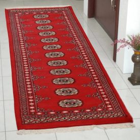 Dywan chodnik Bukhara 64x191 ręcznie wiązany pakistański dywan do przedpokoju