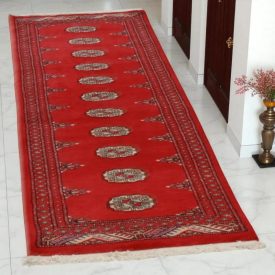 Dywan chodnik Bukhara 65x184 ręcznie wiązany pakistański dywan do przedpokoju