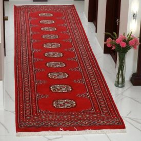 Dywan chodnik Bukhara 63x193 ręcznie wiązany pakistański dywan do przedpokoju