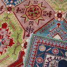 Dywan Kazak 247x302 ręcznie wiązany dywan afgański do salonu
