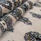 Duży dywan beż Bokhara 249x332 ręcznie wiązany pakistański dywan do salonu