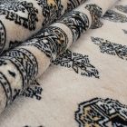 Duży dywan beż Bokhara 249x332 ręcznie wiązany pakistański dywan do salonu