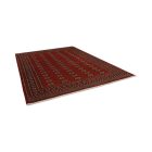 Duży dywan bordowy Bokhara 244x336 pakistański dywan do salonu