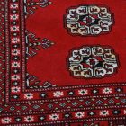 Duży dywan bordowy Bokhara 278x372 ręcznie wiązany pakistański dywan do salonu