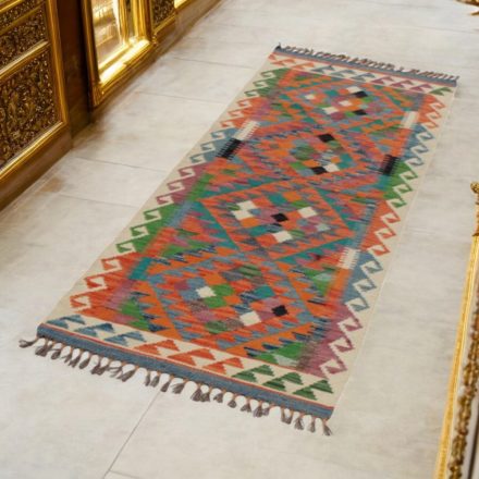 Dywan Kilim Chobi 67x201 ręcznie tkany afgański kilim