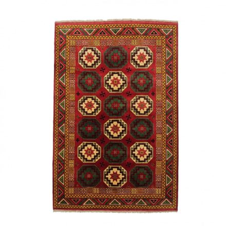 Dywan orientalny burgund-beżowy Kargai 206x308 Afgan dywan ręcznie wiązany
