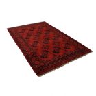 Dywan Afgan wełniany burgund 205x295 ręcznie wiązany dywan tradycyjny