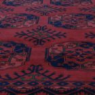 Dywan Afgan wełniany burgund 205x295 ręcznie wiązany dywan tradycyjny