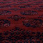 Dywan Afgan wełniany burgund 204x297 ręcznie wiązany dywan tradycyjny