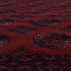 Dywan Afgan wełniany burgund 207x301 ręcznie wiązany dywan tradycyjny