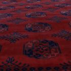Dywan Afgan wełniany burgund 195x294 ręcznie wiązany dywan orientalny