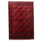 Dywan Afgan wełniany burgund 202x294 ręcznie wiązany dywan tradycyjny