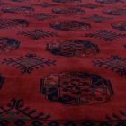 Dywan Afgan wełniany burgund 202x294 ręcznie wiązany dywan tradycyjny