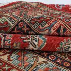 Dywan Kazak super 186x127 ręcznie wiązany dywan afgański do salonu