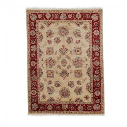 Ziegler dywan wełniany beżowy-bordowy 150x207 ręcznie wiązany klasyczny dywan