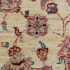 Ziegler dywan wełniany beżowy-bordowy 151x201 ręcznie wiązany klasyczny dywan