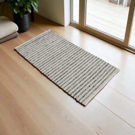 Dywan Tkany Rustic 70 x140 gruby dywan wełniany