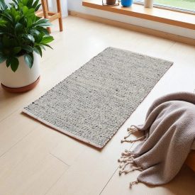 Dywan Tkany Rustic 90x160 gruby dywan wełniany