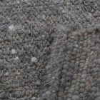 Dywan gruby z wełny Rustic 70x147 brązowy dywan