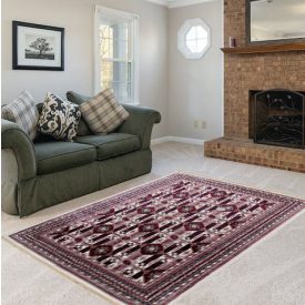 Dywan klasyczny beżowy 160x230 dywan do salonu z orientalnym wzorem