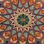 Poduszka dekoracyjna kremowa 45x45 cm – Orientalna gwiazda