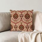 Poduszka dekoracyjna kremowa 45x45 cm – Perska kropla