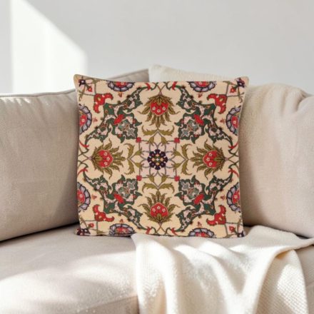 Poduszka dekoracyjna kremowa 45x45 cm – Orientalny ornament