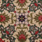 Poduszka dekoracyjna kremowa 45x45 cm – Orientalny ornament