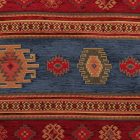 Poduszka dekoracyjna niebieska 45x45 cm – Rzeka nomadów