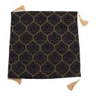 Poduszka dekoracyjna granatowa 45x45 cm – Ornament nocnego błękitu