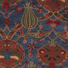 Poduszka dekoracyjna kremowa 45x45 cm – Osmański ogród kwiatowy